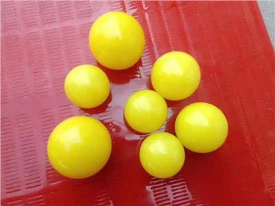 Жовта поліуретанова кулька з високою зносостійкістю